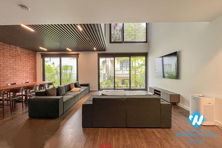 A wonderful new villa having nice outside space for rent in Tay Ho, Hanoi, Vietnam